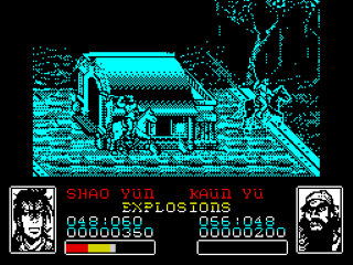 Dynasty Wars screenshot 3 for ZX Spectrum
